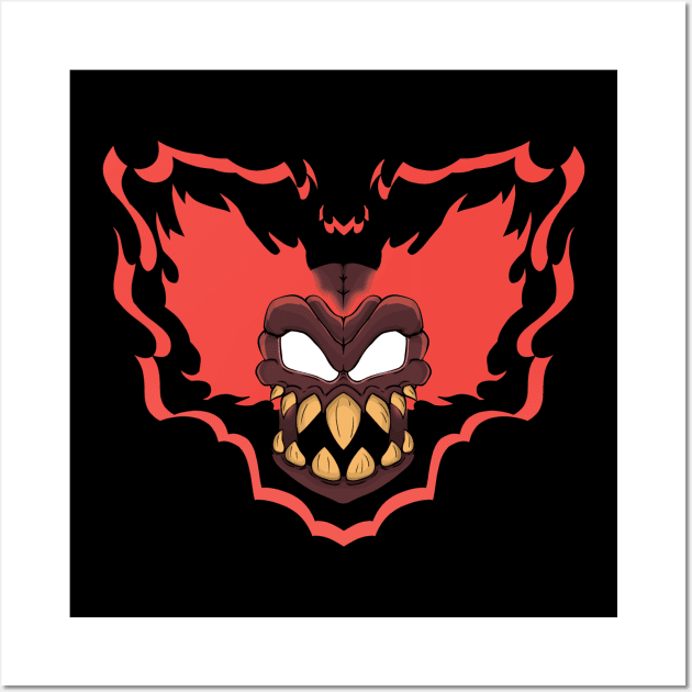 madness combat tricky demon art Accelerant style Wall Art by Renovich